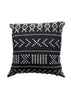 SQUARE EMBROIDERED WOOL CUSHION