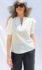 Broderie Anglaise Lace Trim Top -sold out