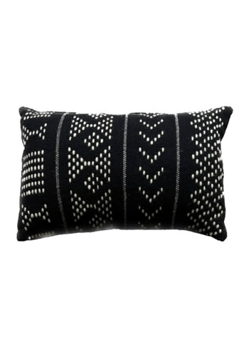 EMBROIDERED WOOL CUSHION