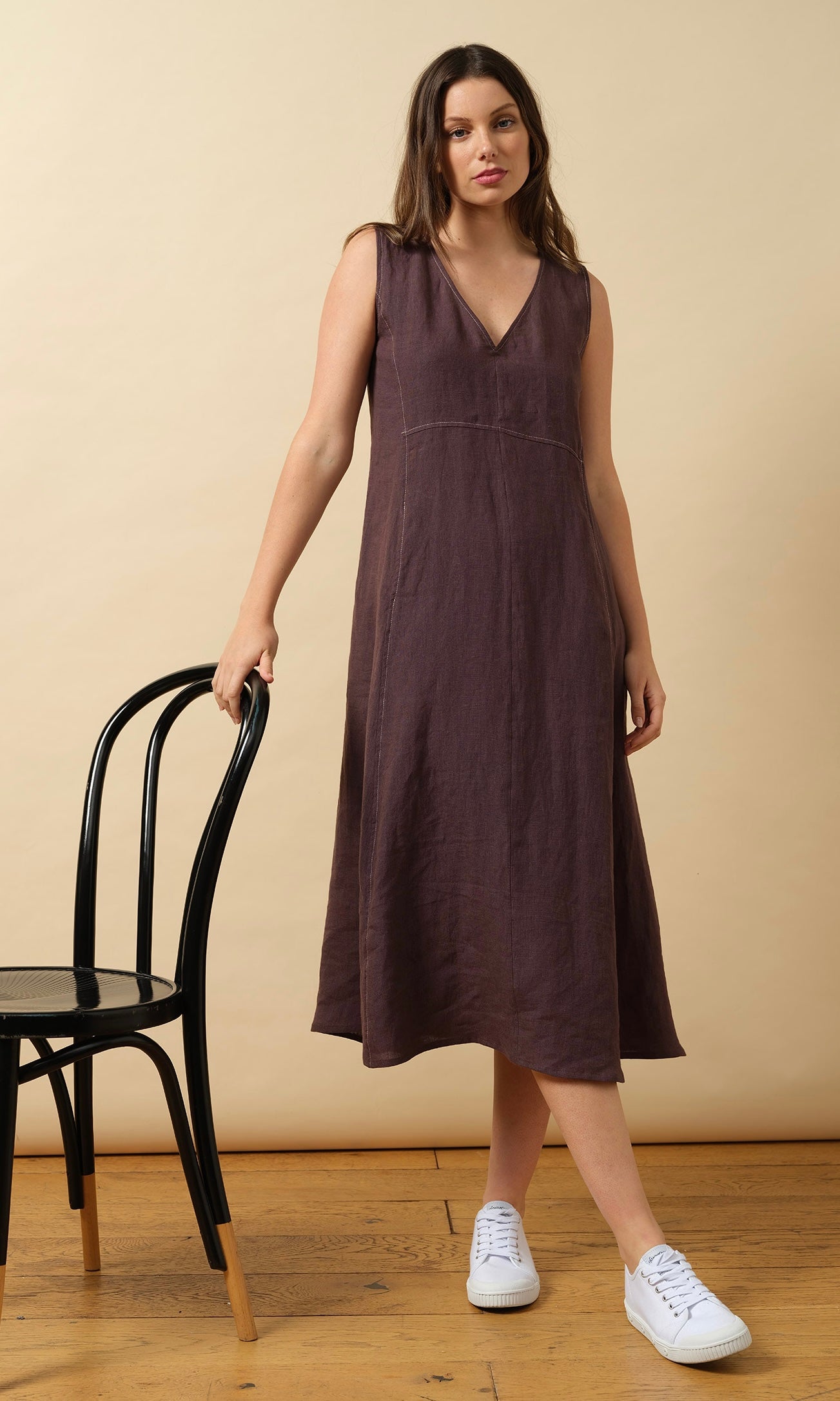 Linen Trapeze Dress Anna Hoffmann Linen Trapeze Dress Anna Hoffmann