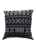 SQUARE EMBROIDERED WOOL CUSHION